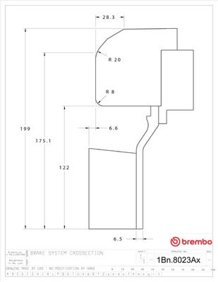BREMBO Didelio efektyvumo stabdžių komplektas