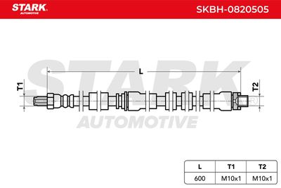 спирачен маркуч STARK SKBH-0820505