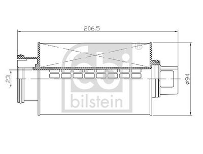 FILTER KURBELGEHäUSEENTLüFTUNG FEBI BILSTEIN 172620 1
