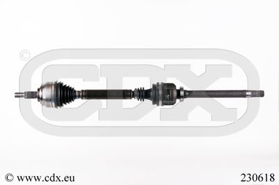 CDX 230618 Полуось в сборе для RENAULT ESPACE IV (JK0/1_) 2.0 Turbo (JK0A, JK0B, JK0N) CDX 230618 Полуось в сборе для RENAULT ESPACE IV (JK0/1_) 2.0 Turbo (JK0A, JK0B, JK0N)
