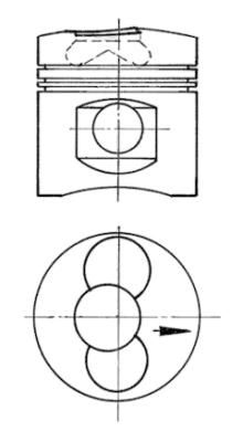 Kolv KOLBENSCHMIDT 90915700