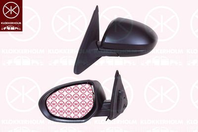 KLOKKERHOLM 34771045 Зовнішнє дзеркало  для MAZDA 3 (Мазда 3)