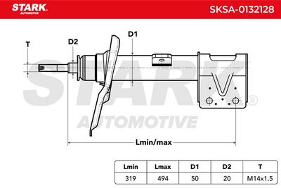 амортисьор STARK SKSA-0132128