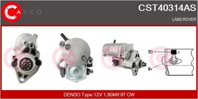 CASCO CST40314AS Стартер для LAND ROVER RANGE ROVER SPORT I (L320) 4.2 4x4 CASCO CST40314AS Стартер для LAND ROVER RANGE ROVER SPORT I (L320) 4.2 4x4