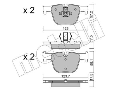 SET PLACUTE FRANA FRANA DISC METELLI 2209630