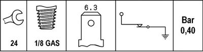 SENZOR PRESIUNE ULEI HELLA 6ZF007392001 1