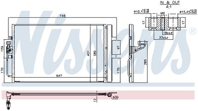 CONDENSATOR CLIMATIZARE NISSENS 941417 5