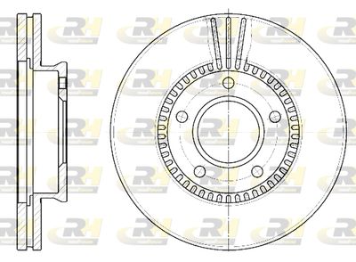 ROADHOUSE 6892.10 Тормозные диски  для MAZDA MPV (Мазда Мпв)