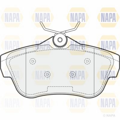 Brake Pad Set NAPA NBP1094