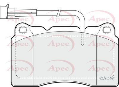 Brake Pad Set APEC PAD1424
