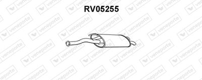 Глушитель выхлопных газов конечный VENEPORTE RV05255 для ROVER 45