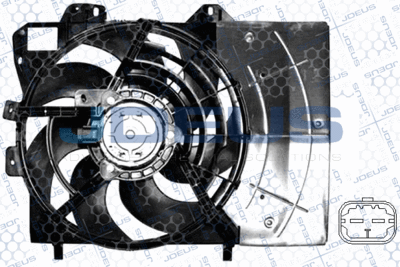 Вентилятор, охлаждение двигателя JDEUS EV210350 для OPEL CROSSLAND