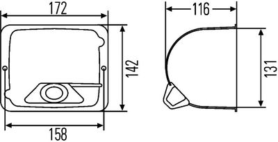 HELLA Gehäuse, Hauptscheinwerfer