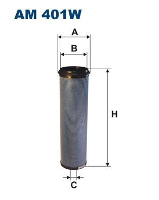 Secondary Air Filter AM 401W