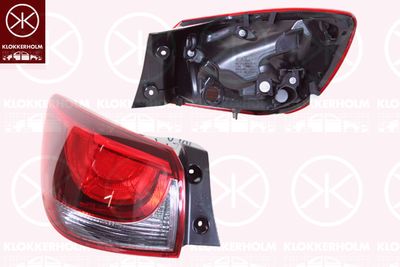 Задний фонарь KLOKKERHOLM 34220701 для MAZDA 2