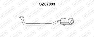 Предглушитель выхлопных газов VENEPORTE SZ67033 для SUZUKI ALTO