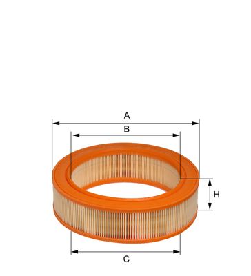 Vzduchový filtr HENGST FILTER E188L