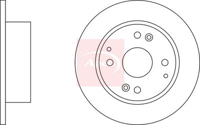 APEC Brake Disc DSK2336