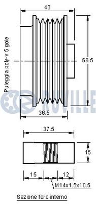 SISTEM ROATA LIBERA GENERATOR RUVILLE 542192 1