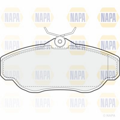 Brake Pad Set NAPA NBP1810