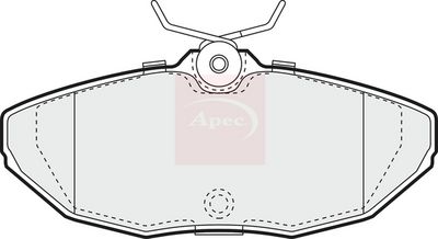 APEC Brake Pad Set, disc brake PAD1127