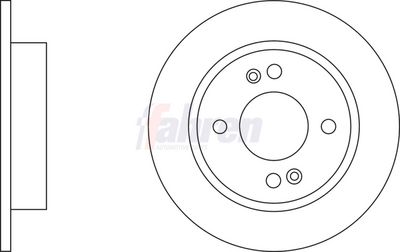 Fahren Brake Disc FBD6842