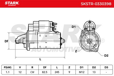 стартер STARK SKSTR-0330398