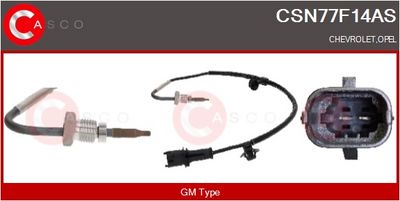SENZOR TEMPERATURA GAZE EVACUARE CASCO CSN77F14AS