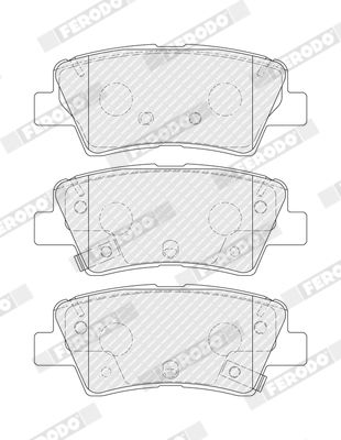 SET PLACUTE FRANA FRANA DISC FERODO FDB5450 1