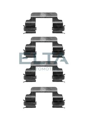 Комплектующие, колодки дискового тормоза ELTA AUTOMOTIVE EA8606 для BENTLEY CONTINENTAL