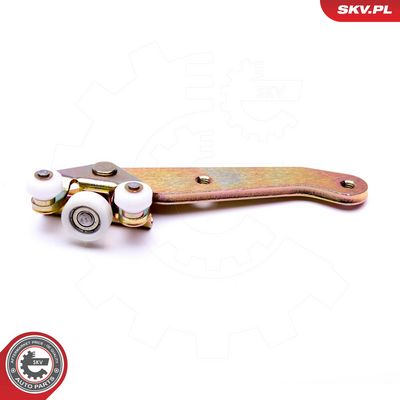 Ritinėlio kreiptuvas, atstumiamos durys