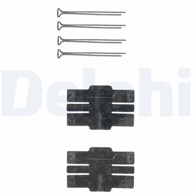 Zestaw akcesoriów, klocki hamulcowe DELPHI LX0064