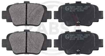 A.B.S. 36849 Тормозные колодки и сигнализаторы  для NISSAN MICRA II (K11) 1.0 i 16V