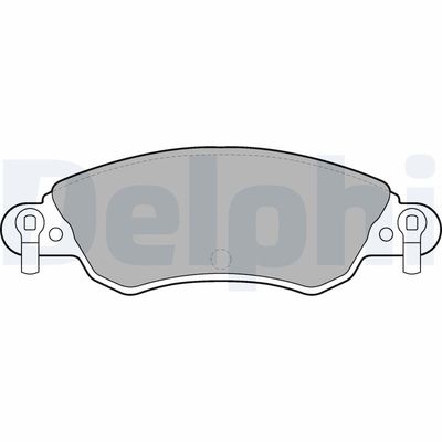 Brake Pad Set, disc brake LP1656