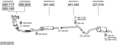 SISTEM DE ESAPAMENT BOSAL SYS12075