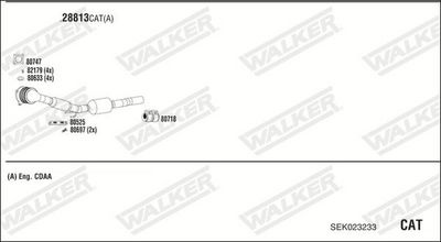 SISTEM DE ESAPAMENT WALKER SEK023233