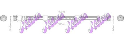 Тормозной шланг KAWE H6845 для MAZDA 2