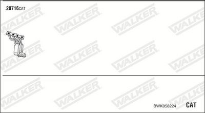 Изпускателна система WALKER BWK058224