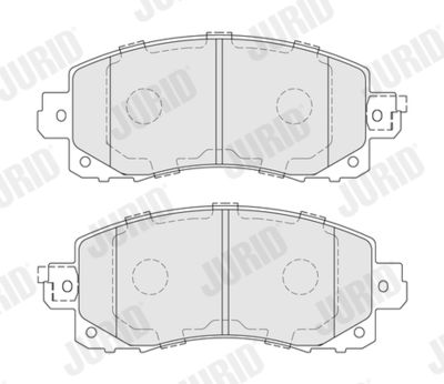 Комплект тормозных колодок, дисковый тормоз JURID 574044J для SUBARU XV
