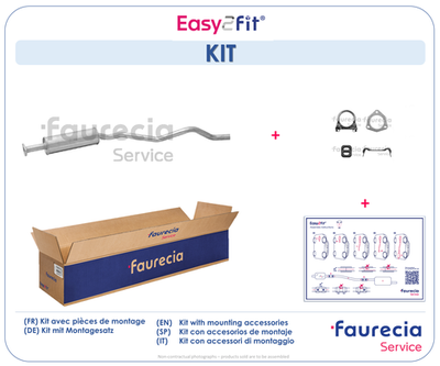 Faurecia FS40135 Глушитель выхлопных газов  для OPEL KADETT E универсал (T85) 1.6 i (C15, C35, D15, D35)