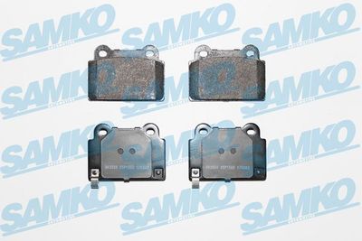 Комплект тормозных колодок, дисковый тормоз SAMKO 5SP1565 для MITSUBISHI LANCER