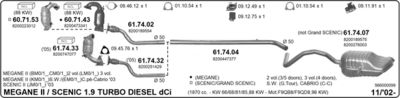 Układ wydechowy IMASAF 566000099