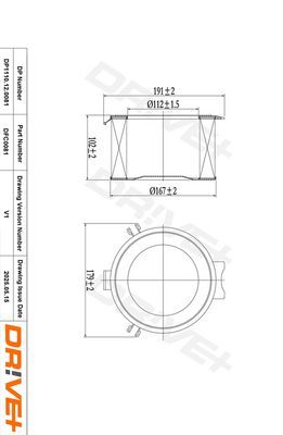 FILTRU AER HABITACLU DR!VE+ DP1110120081 0