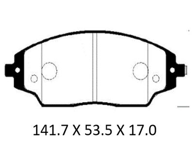 Комплект тормозных колодок, дисковый тормоз PATRON PBP123KOR для CHEVROLET COBALT