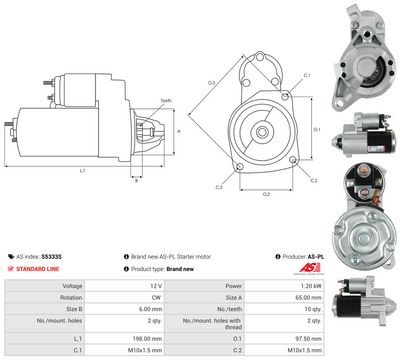 STARTER AS-PL S5333S 4