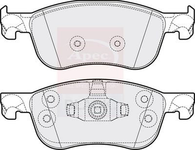 APEC Brake Pad Set, disc brake PAD2207B