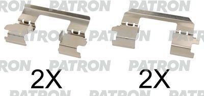 Комплектующие, колодки дискового тормоза PATRON PSRK1074