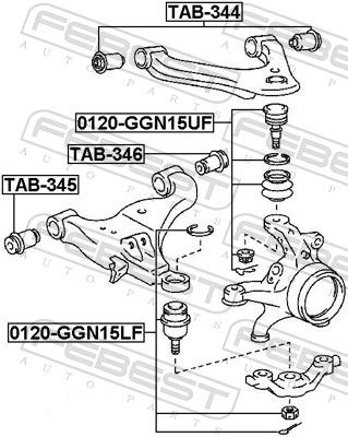 Ball Joint 0120-GGN15UF