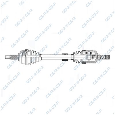полуоска GSP 250587OL