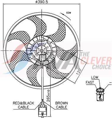 LüFTER MOTORKüHLUNG